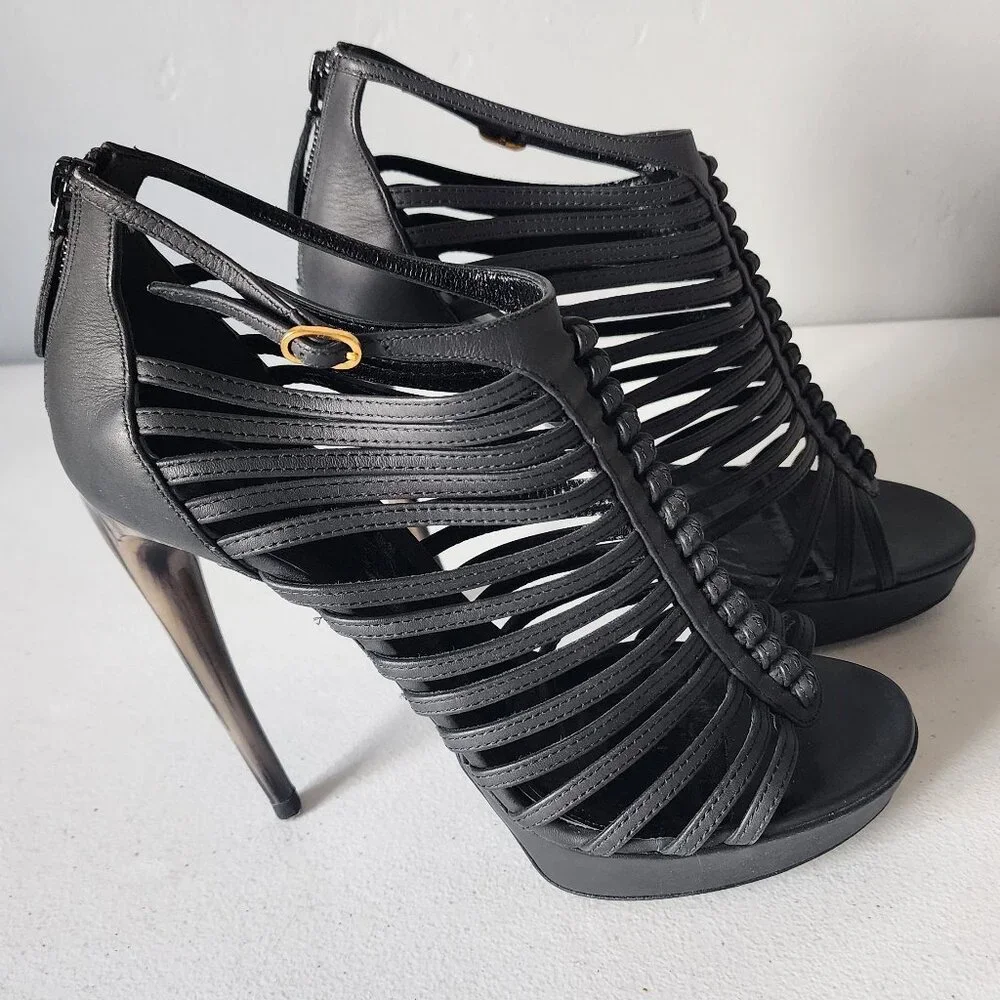 Alexander McQueen Platform Sandals "EUC" - Picture 3 of 16